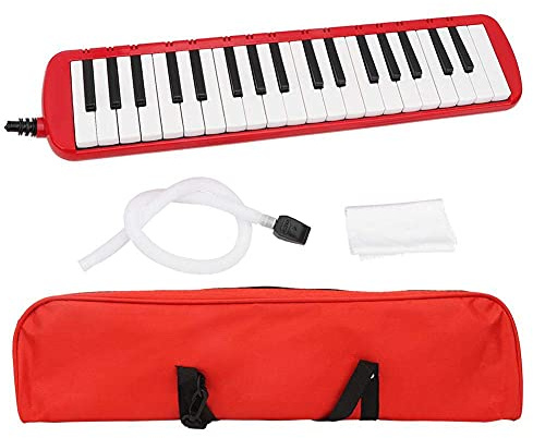 Bnineteenteam 37 Klaviertasten Melodica Pianica Tube Lange, Flexible Melodica Tube mit Tragetasche
