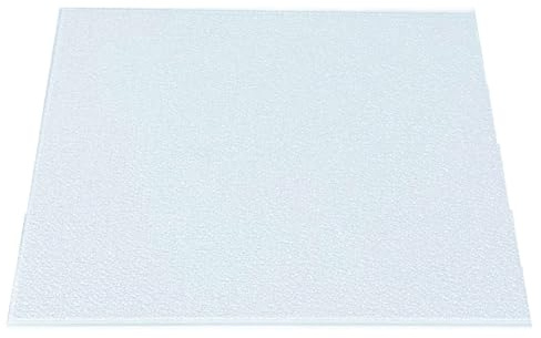 Glas Revolution Kühlschrank Einlegeboden - Ornament 504-4 mm – Glasplatte, eckige Ecken, alle Maße lieferbar (116,62 EUR/qm) - 470 mm x 200 mm