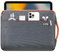 Voova Custodia Tablet 11 12 12,9 13 Pollici (30,5×21,5×2,5CM) Custodia Cover, Custodia Protettiva Sleeve Borsa per 13.6 Macbook Air, 13.3 Macbook Pro IPad Pro 12.9, Chromebook 11, Grigio Scuro