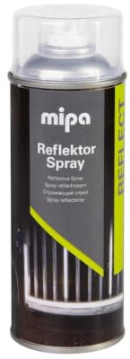 MIPA Reflektor Spray 400 ml Hohe Lichtreflektion bei Dunkelheit grau 682420000