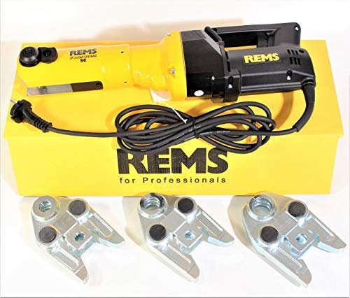 REMS Pressmaschine Power Press SE + 3 Pressbacken TH 16/20/26 Verbundrohr Backe