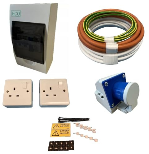 TEW Kit d'installation électrique 240 V pour camping-car