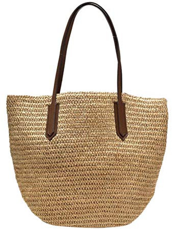 Stroh Tasche Basttaschen Damen Sommer Einkaufstasche Korbtasche Für Reise Einkauf