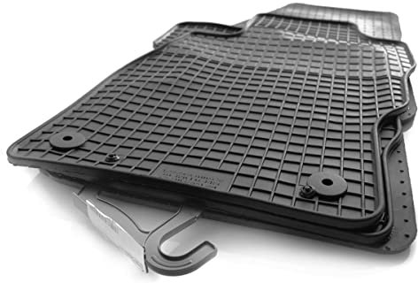 Gummimatten für Mokka B Premium Gummi Fußmatten Matten Set in Original Qualität 4-teilig schwarz