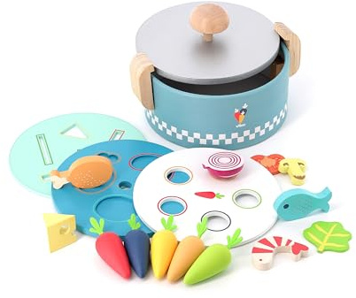 Gioco di risveglio di cucina e forme Popotte Minus - Vilac