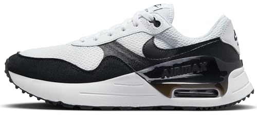 Nike Herren Air Max Systm Sneaker, White/Summit White/Black, 43 EU