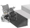 ZJIEX Rampe en Caoutchouc pour Fauteuil Roulant, Bordure Hauteur 3-19cm, D'Accès Robuste, De Chargement Portable pour Voiture, Scooter, Vélo (Noir, 50x37x15cm)