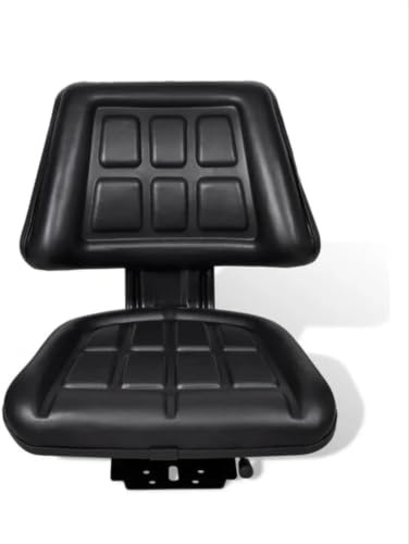 Siège Universel Tracteur PVC Noir RM30 | Pour Machines Agricoles, Pelleteuses, Industrielles, d'Élevage, Motos Agricoles, Sièges Faucheurs, Chariots Élévateurs