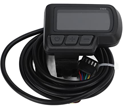 BuyWeek Fahrradcomputer, Elektrofahrrad LCD Display 24 V 36 V 48 V E-Bike LCD Anzeigefeld wasserdichte Fahrradtacho Elektrofahrrad LCD Display Messgerät mit USB Schnittstelle