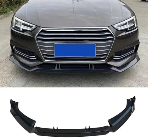 WXJFFF Auto Frontspoiler für Audi A4 B9 Sedan 2017 2018 2019, Frontstoßstange Lippe Spoiler, Front Spoilerlippe Splitter Diffusor Body Kit, Auto Tuning Zubehör