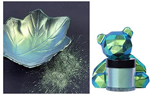 DIIOOMIEEU Chamäleon-Pulver, Farbpulver für Epoxidharz, Perlpigmentpulver zum Bemalen von Seifen, mehrfarbig