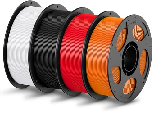 ANYCUBIC PLA Filament 1.75mm, Einfach zu drucken, Haltbarer, 4KG Set