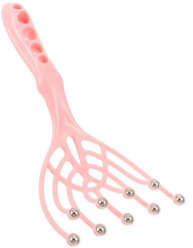 VICASKY Masseur de tête avec griffes sphériques en acier - Appareil de massage du cuir chevelu fait à la main pour la croissance des cheveux - Soulage les maux de tête pour les types de cheveux