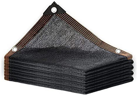 Rete ombreggiante da giardino, 70% protezione solare, 6 pali con occhielli, ideale per piante da serra, uso esterno, protezione per tetto di fienili