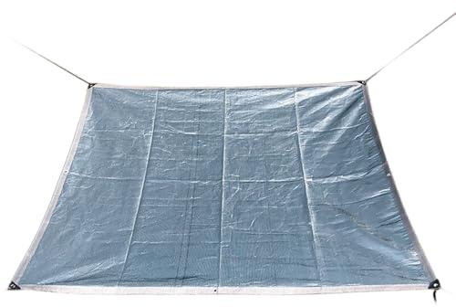 Telo ombreggiante in alluminio per piante, tasso di ombra del 75%, disponibile in 1 x 2 m, 2 x 2 m, 2 x 4 m, 3 x 5 m, 4 x 6 m, ideale per serre e patio, per pergola e cortile (1 x 6 m)