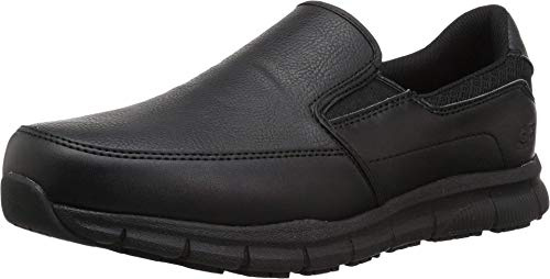 Skechers Men's Work Nampa-Groton Shoes, Black, 13W