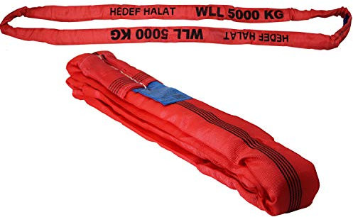 halat Eslinga redonda - ROJO (5 toneladas), Länge 1,5m / Umfang 3m