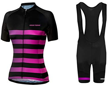 UGLY FROG Damen Fahrrad Trikot Radtrikot/Radhose Trägerhose Anzüge Fahrradbekleidung OutdoorTrikots