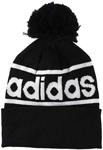 adidas Herren Mütze Logo Pom, Black/Dgreyh/White, OSFM, ED0239