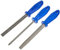 Honsell Set di 3 raspe, Manico in plastica, 1 Rotonda, 1 semicircolare e 1 Piatta per la Lavorazione della Pietra ollare Grezza, Lunghezza 15-20 cm, Colorato, Taglia unica