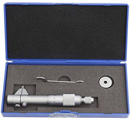 Micr¨®metro de di¨¢metro interior, acero inoxidable Micr¨®metro interior Agujero Di¨¢metro interno Calibre Calibre 5?30 mm Rango 0,01 mm Precisi¨®n