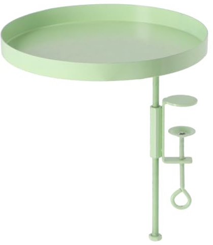 Esschert Design Blumentopfhalter mit Klemme Rund Grün L