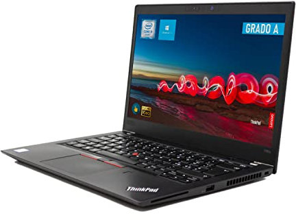 Lenovo Notebook Thinkpad T480s Core i5 Fino a 3.60GHz Display da 14” Full HD Touch Screen Windows 11 Pro 8GB RAM SSD 240GB TypeC HDMI Webcam Camera IR PC Computer Portatile Aziendale (Ricondizionato)