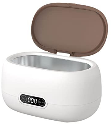 LTLWSH Limpiador ultrasónico Limpiador ultrasónico Dispositivo ultrasónico 35W 45 kHz Limpiador ultrasónico Digital Limpiador con 5 Modos de Tiempo para el hogar Gafas Joyas Relojes Prótesis Dental