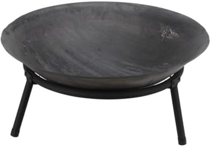 Braciere da Esterno Giardino in Ghisa Porta, Elemento decorativo Interno Porta Legna in Ferro – Ottima Decorazione Autunno Inverno Natale (Braciere Vancouver)