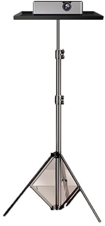 Luminexia Soporte de Suelo para proyector portátil,Base de trípode,loqueo de Pet,Plegable para Almacenamiento,Altura Ajustable,proyectores,tripode proyector