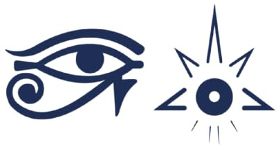 Tattwo.me – Temporäre Tattoos für Erwachsene und Kinder, hält 2 Wochen, wasserfest – zwei Augen (zum Ausschneiden) – Pflanzliche Tinte – EU-Kosmetik-Zertifikat – (P0550)