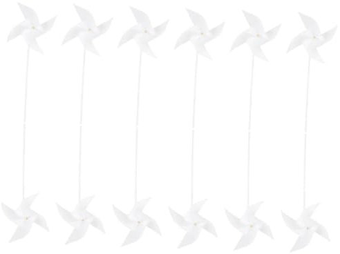 BESTonZON 30pièces Kits De Pinwheels Papier à Personnaliser Jouets De Jardin pour Garçon Fille Activité DIY Créative Idéaux pour Fêtes Et Événements Plein Air