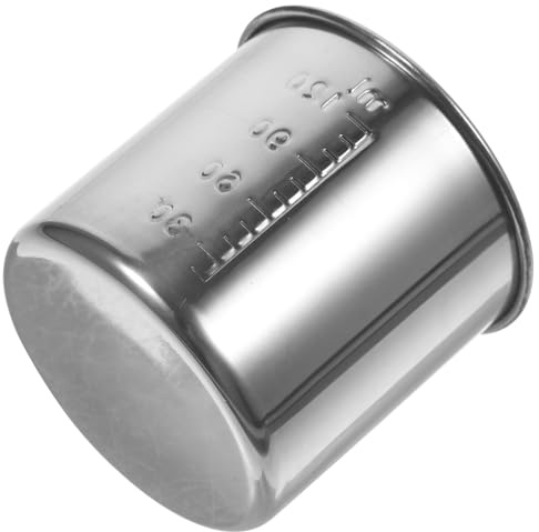 WEKADRIN Taza Medidora De Arroz De Taza Medidora De Acero Inoxidable Para Uso Doméstico Boca Ancha y Diseño Multifunción Herramienta De Cocina Para Hornear y Cocinar