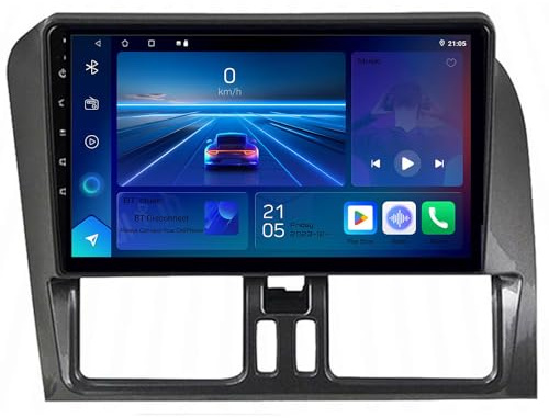 YIANKWY Android 14 9 Inch Car DVD Player Radio Head Unit For Volvo XC60 2008-2017 GPS Navigation Head Unit Support Full RCA Output Bluetooth4.0 WIFI Car Auto Play DVR DAB+ TPMS