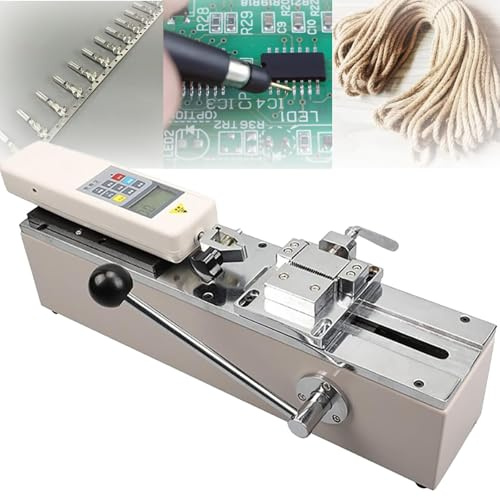XCSCUK Testeur de Force de Traction Manuel, Instruments de Mesure d'essai de Force de Traction de borne de Faisceau de câbles 500N, pour Les essais de Compression/Tension