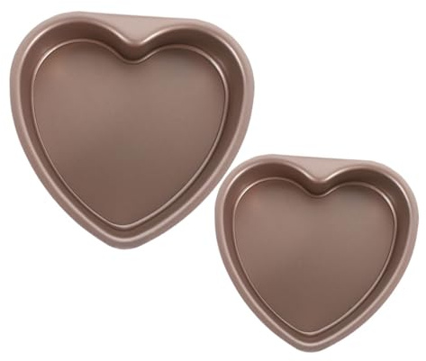 Mikinona 2pezzi Stampo Per Torta Forma Teglie Per Dolci Reversibili Acciaio Inossidabile Per Feste e Matrimoni Facile Da Sformare e Pulire