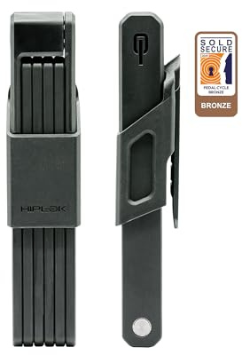 Hiplok Switch 105 Folding Lock Unisex Black 105 cm Clasp Circumference