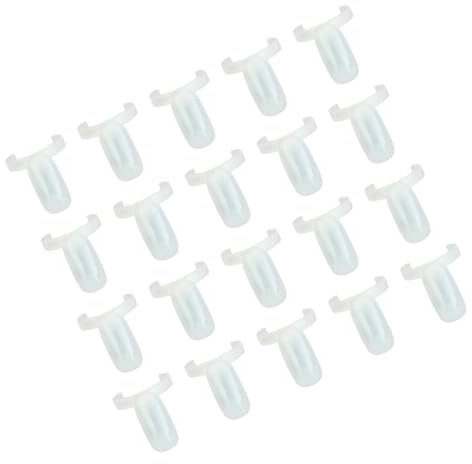 Présentoir à Ongles en Plastique Blanc 150 Pièces pour Débutants