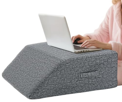 lyanny Almohadón De Refuerzo para Piernas,Almohada En Cuña para Dormir | Soporte Y Transpirable para Pies Descanso En Casa U Oficina Lectura Siesta Reposo