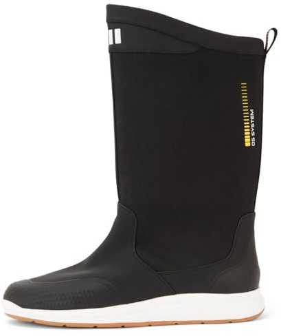 Gill OS Sailing Boot - Waterproof Inner Sock, Non-marking Slip-resistant Outsole, Microfresh Technology (Black, Size 11)