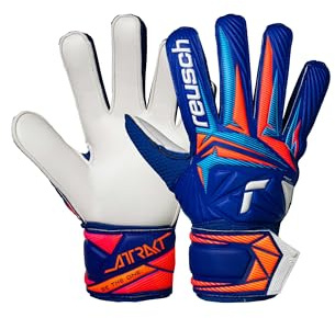 Reusch Torwarthandschuhe Kinder | robuster Grip & stabile Passform | für Training & Spiel, für Kunstrasen, Naturrasen & Hartplatz, für Nachwuchs-Torhüter, Größe 4-8, Attrakt Solid Junior