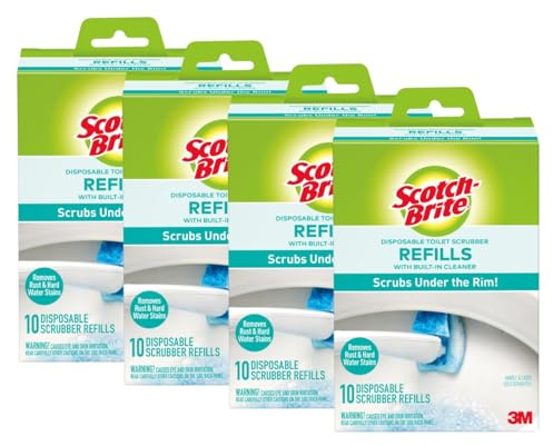 Scotch-Brite - Recambios desechables para lavabo, exfoliantes debajo del borde, 40 repuestos desechables