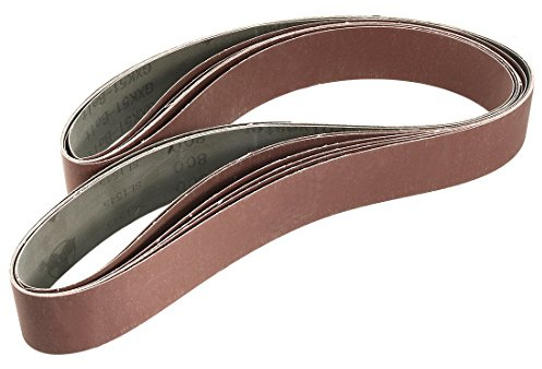 sourcing map 6Pcs Banda Lijadora 2 Pulgadas X 72 Pulgadas De Cinta | Juntura De óxido De Aluminio, 800 Granos