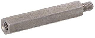10X 249X55 Distanzmuffe mit Gewinde Innengew: M6 55mm Außengew: M6 DREMEC