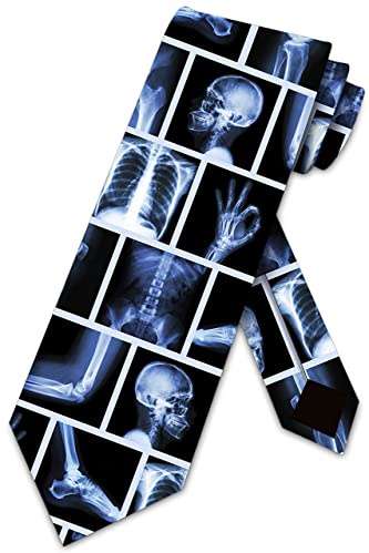 Three Rooker Xray Ties Medizinische Krawatte für Herren
