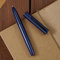 HONG DIAN C1 Fountain Pen Fine Nib, Dark Blue & Classic Retro Design Metal Pen with Ink Converter