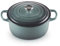 Le Creuset Cocotte redonda de hierro fundido, 22 cm, 3.3 L, Todas Las Fuentes de Calor Incluida la inducción, Ocean, 21177223602430