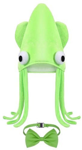 SATINIOR Sombrero de Disfraz Ajustable Gorro Divertido con Pajarita para Adultos Halloween Navidad Pascua Decoraciones Fiesta Traje Accesorios