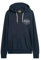 Superdry Herren Klassisches Vintage Heritage Hoodie mit Logo auf der Brust Finster Marineblau XL