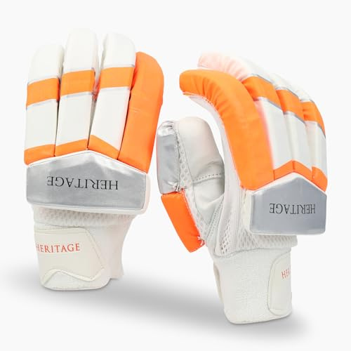 Heritage Academy Cricket Batting Gloves Right Hand Adult Boys Girls Junior Youth Glove Protection - RH